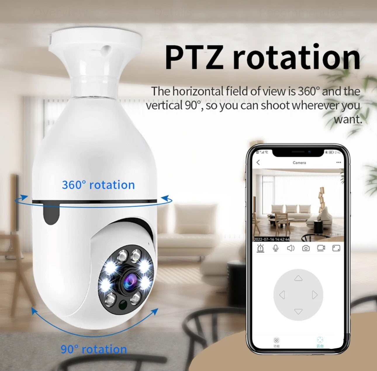 Light Bulb Security Camera