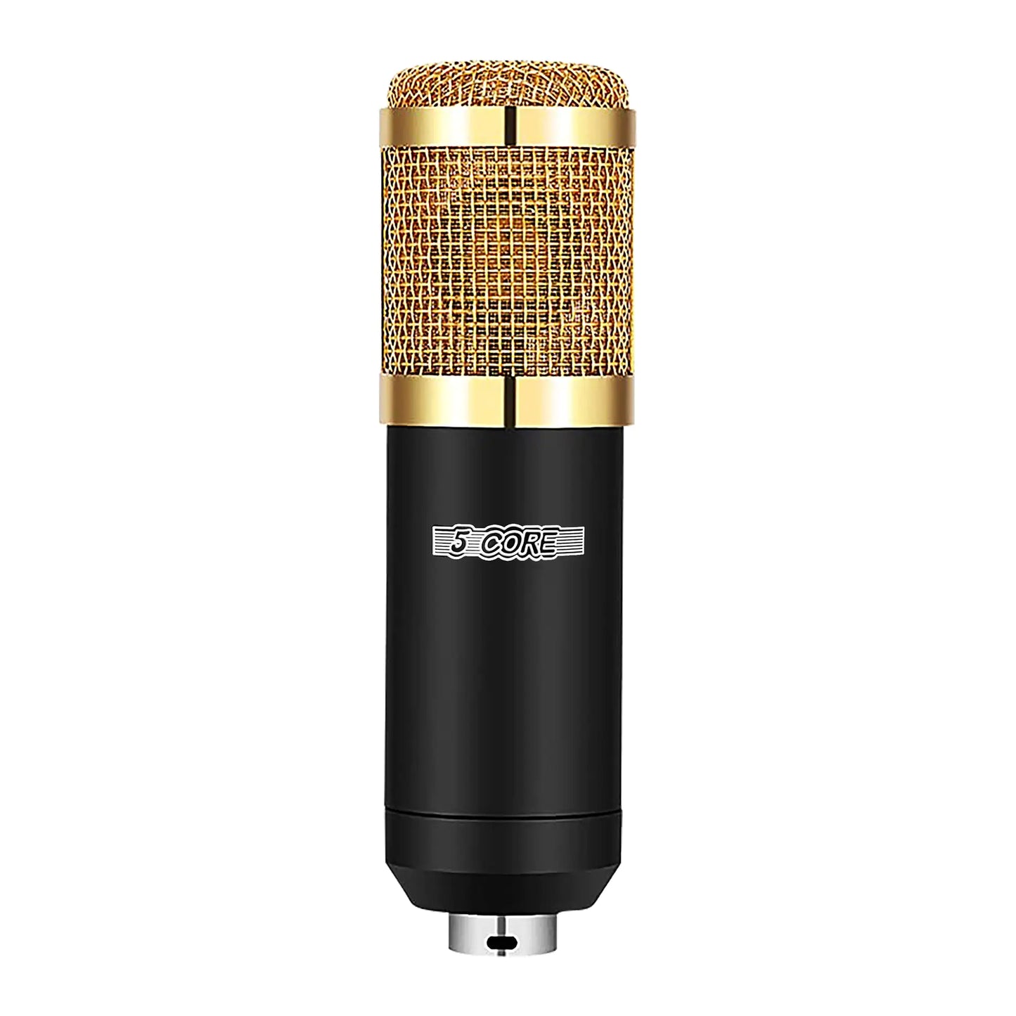 5Core Recording Microphone Podcast Bundle Professional Condenser Cardioid Mic Kit w Boom Arm