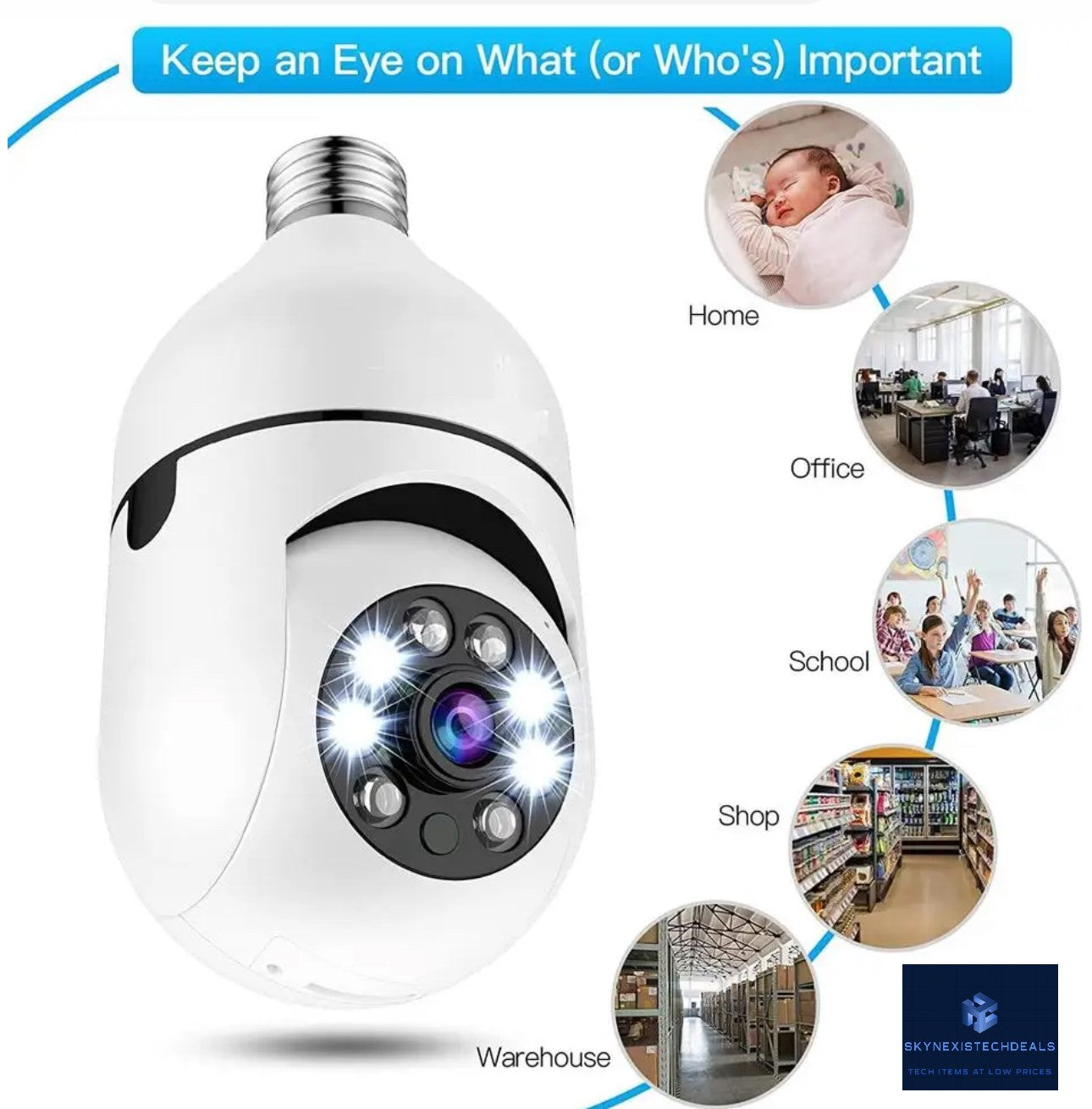 Light Bulb Security Camera