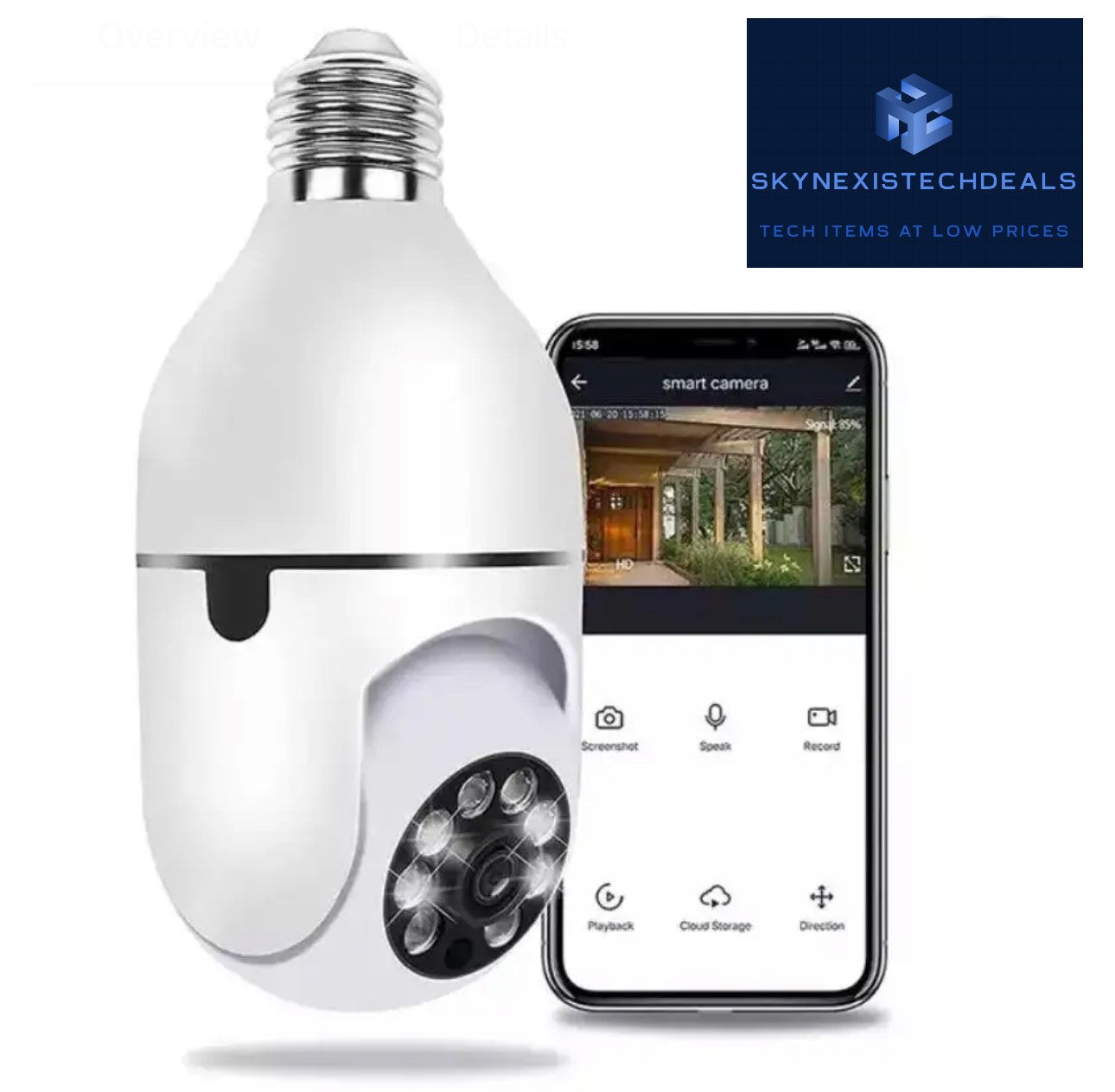 Light Bulb Security Camera