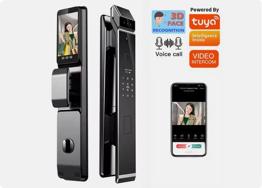 Wifi 3D Face Recognition Digital Lock Keyless Smart Door Lock